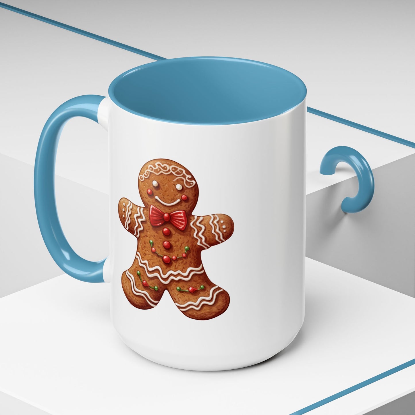Christmas Mug - Decorative Gingerbread Man