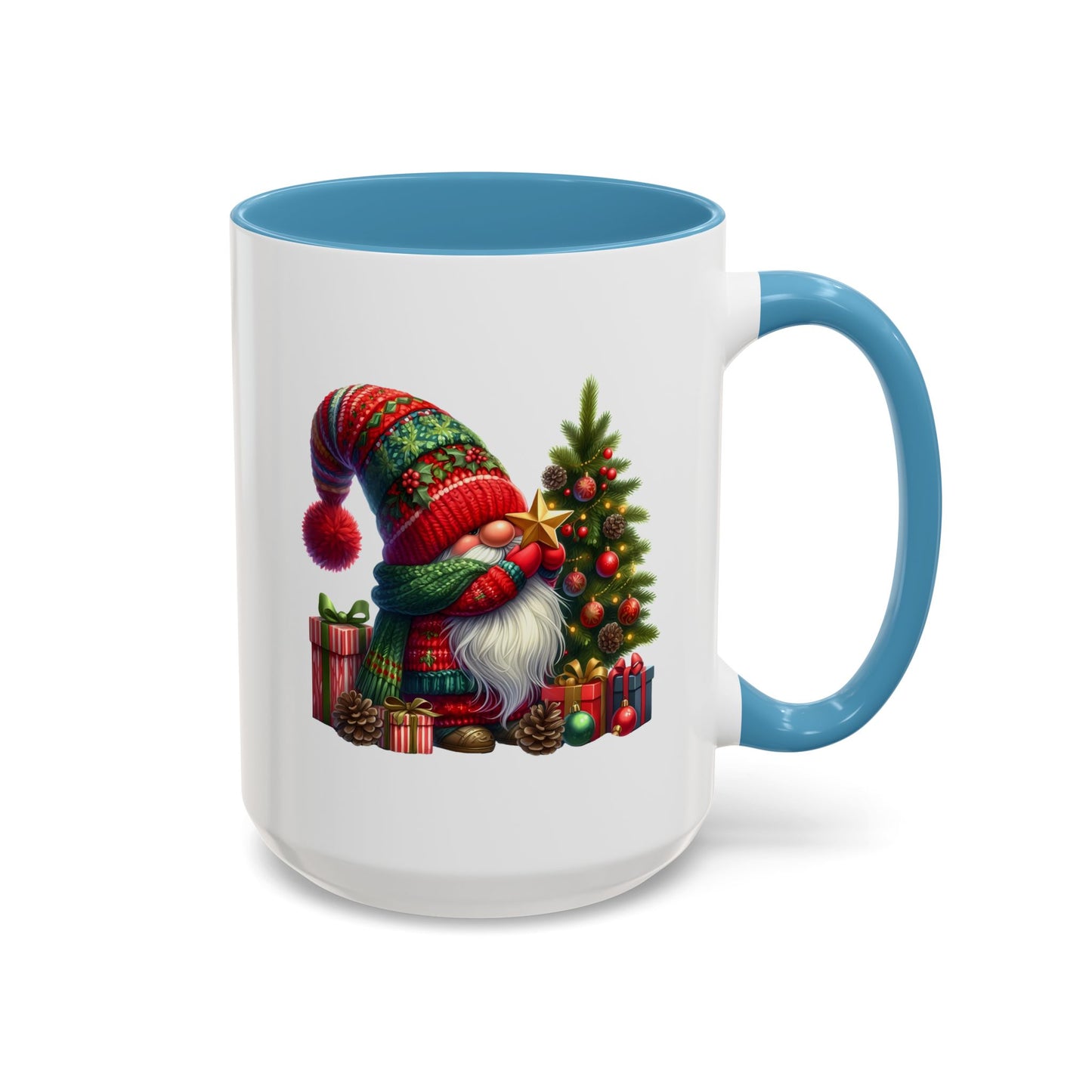 Christmas Mug - Gnome with Christmas Tree Star