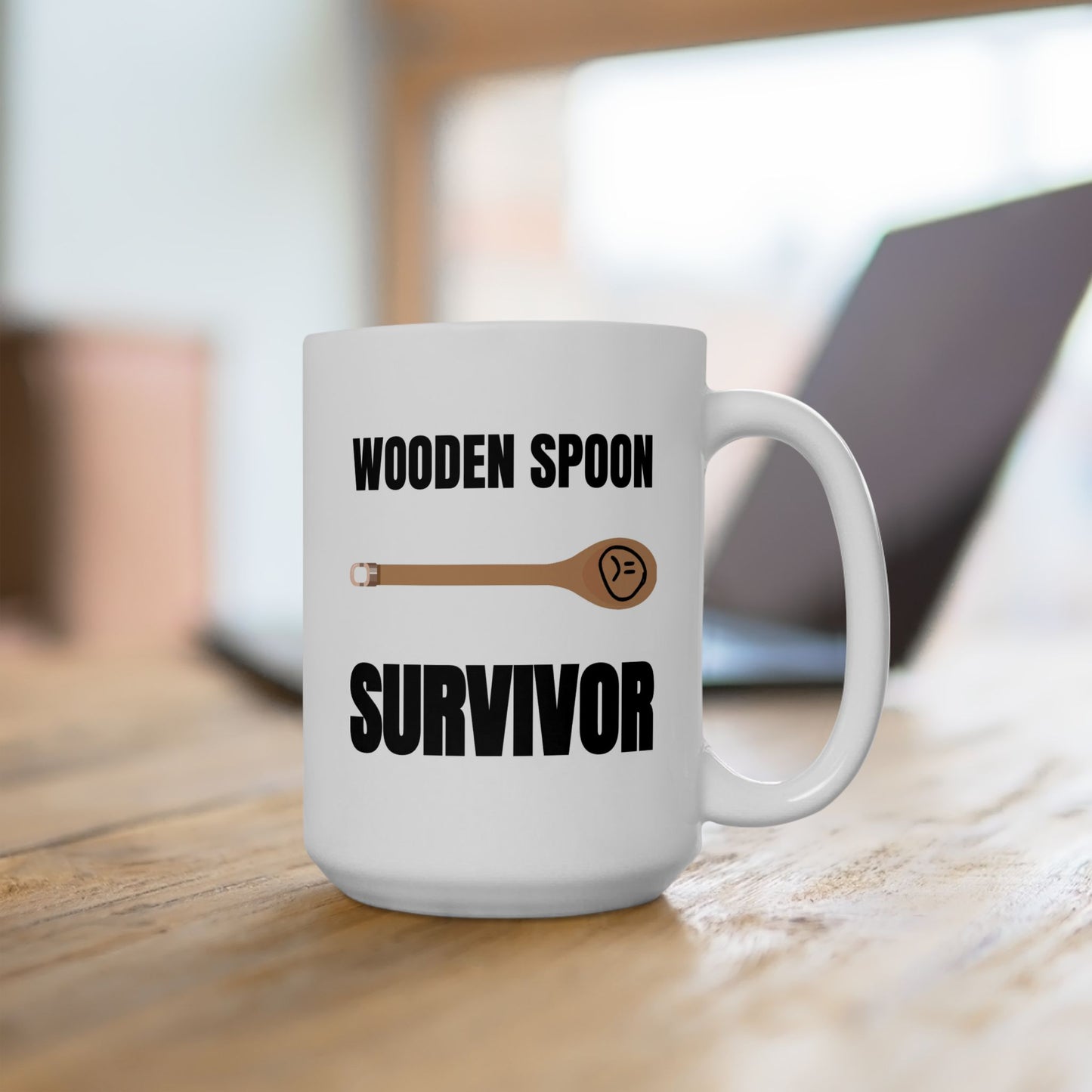 Humor Mug - Wooden Spoon Survivor