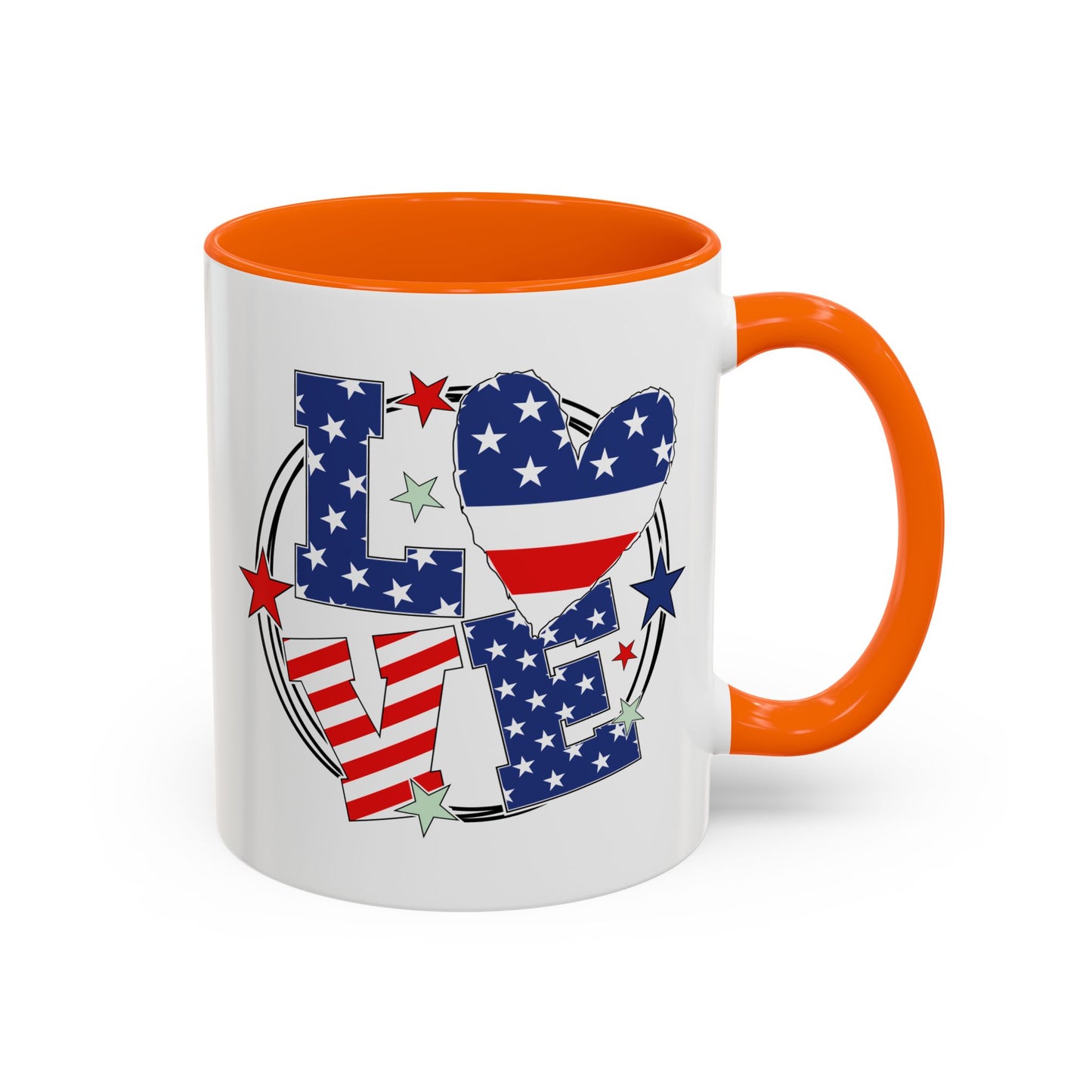 4th of July Mug - Love 4th of July