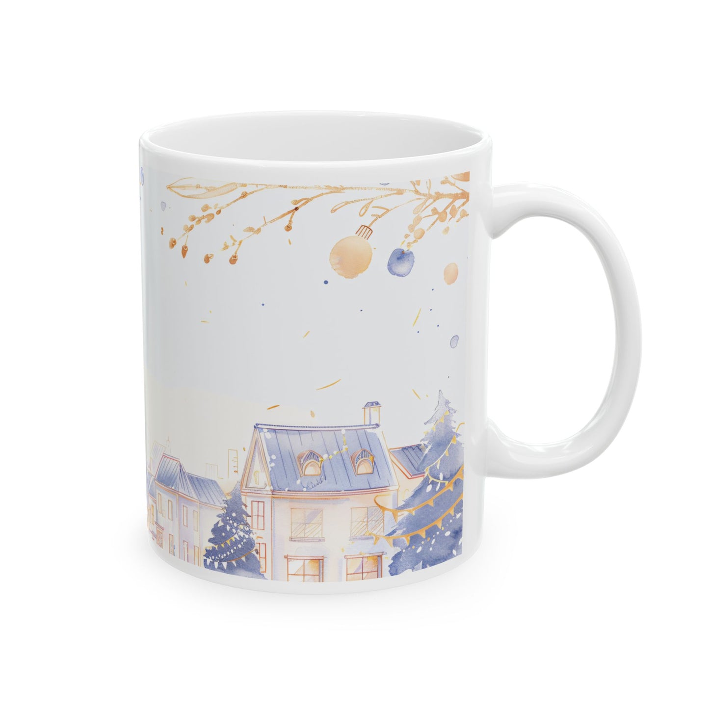 Christmas Mug - Christmas Town Wrap 3