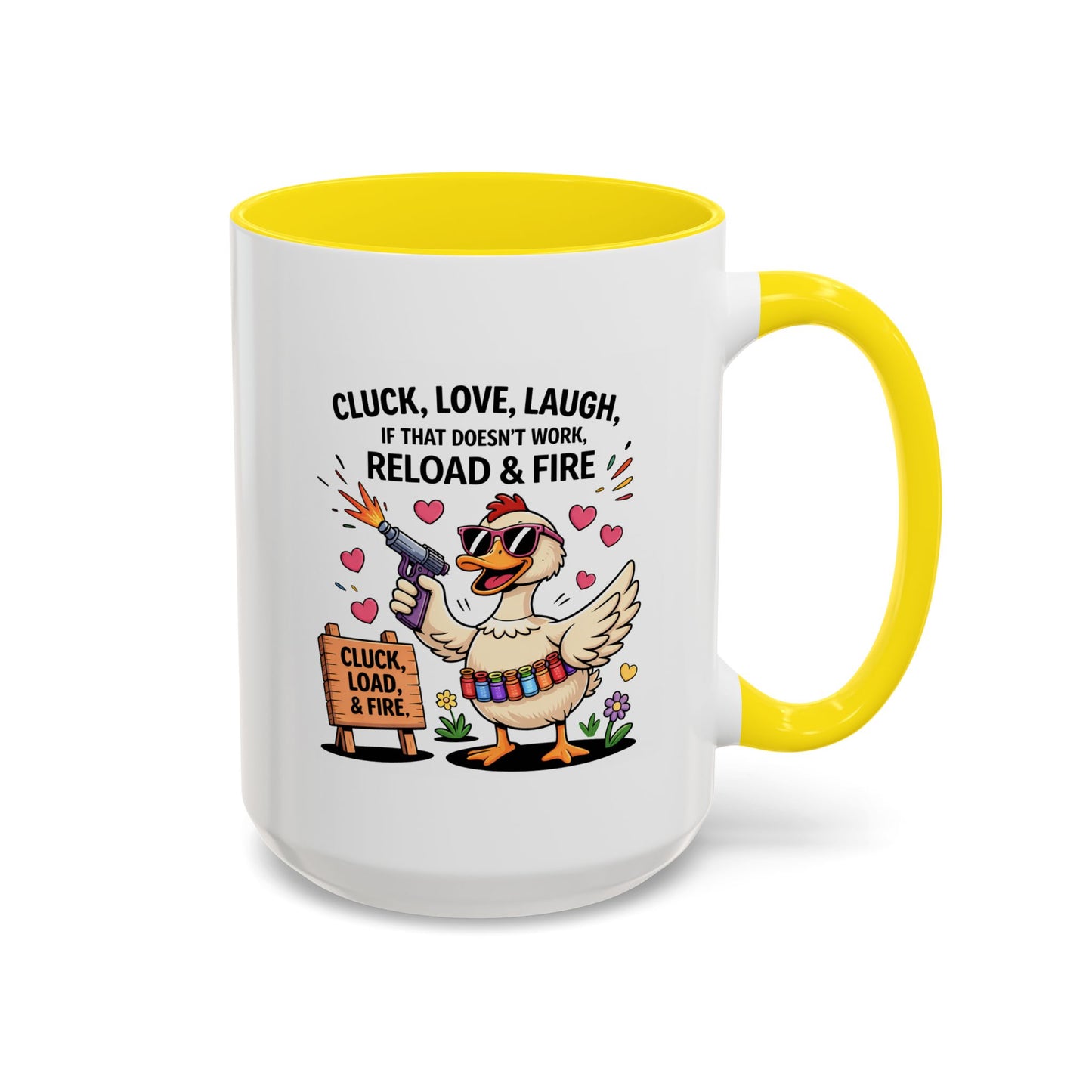 Adult Mug - Cluck Love Laugh