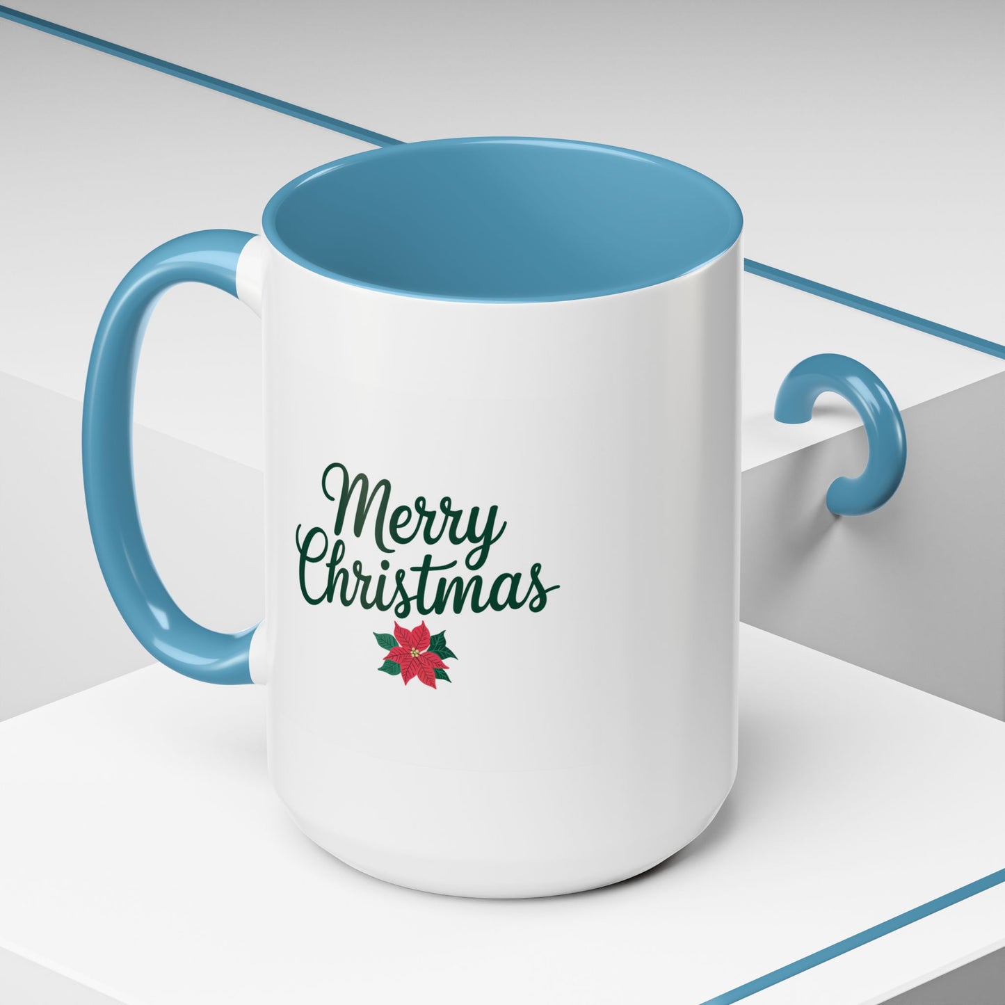Christmas Mug - Merry Christmas Green Text