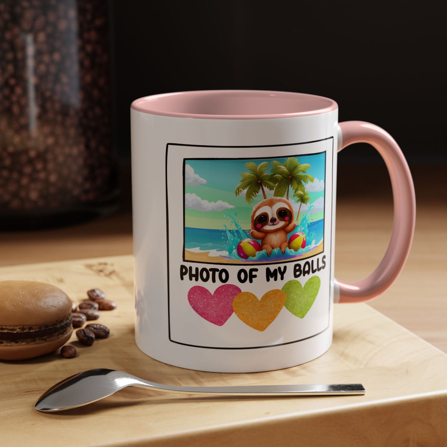 Adult Mug - Photo of My Balls