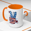 4th of July Mug - America Peace Sign