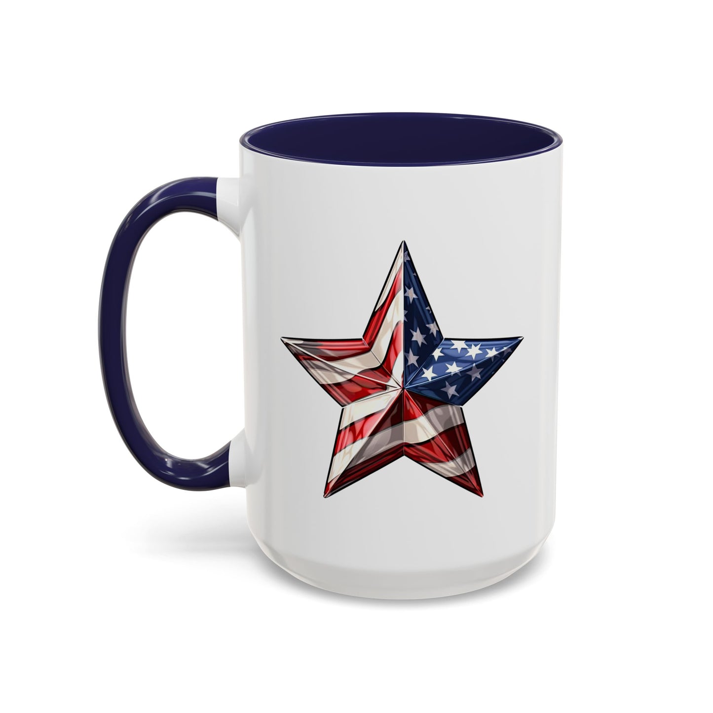 4th of July Mug - American Flag Star 3