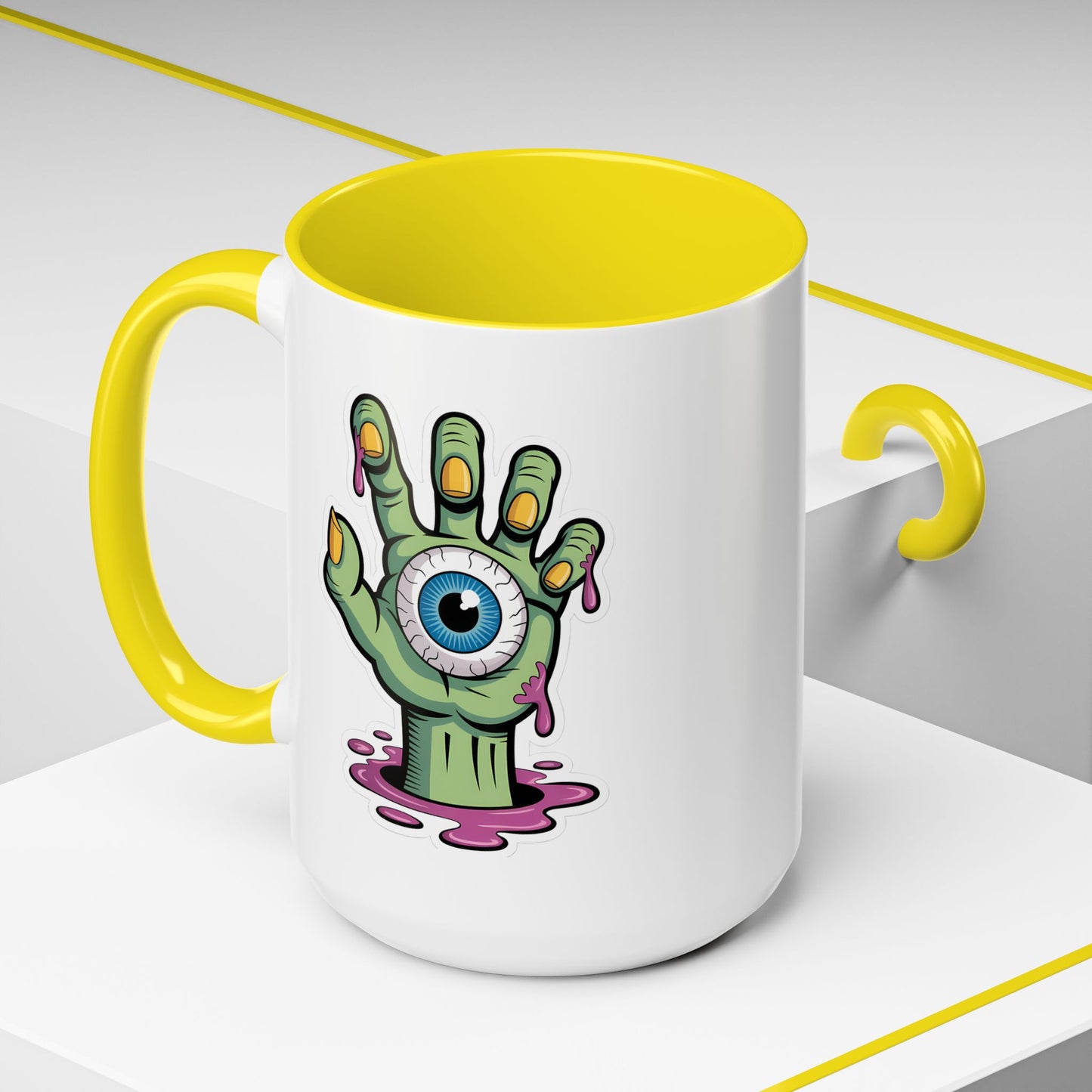 Halloween Mug - Eye Ball Hand