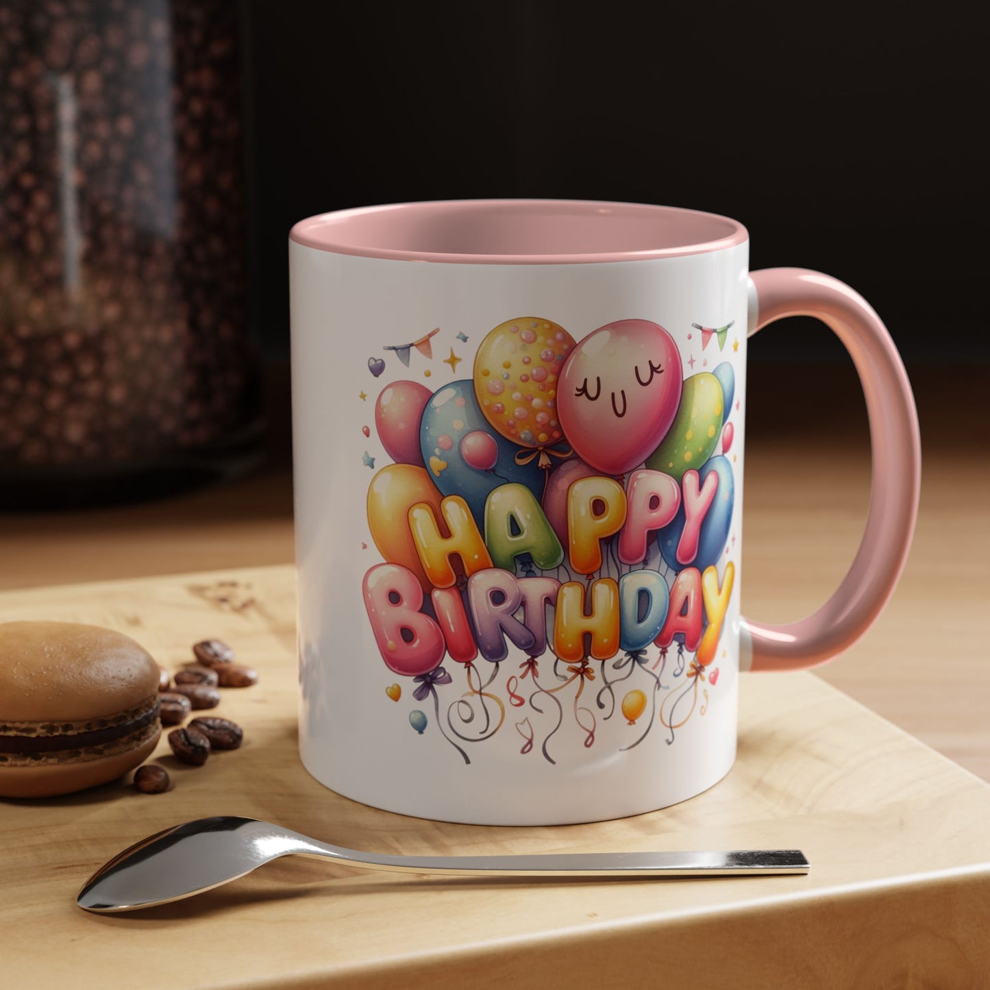 Birthday Mug - Happy Birthday Cute Balloon