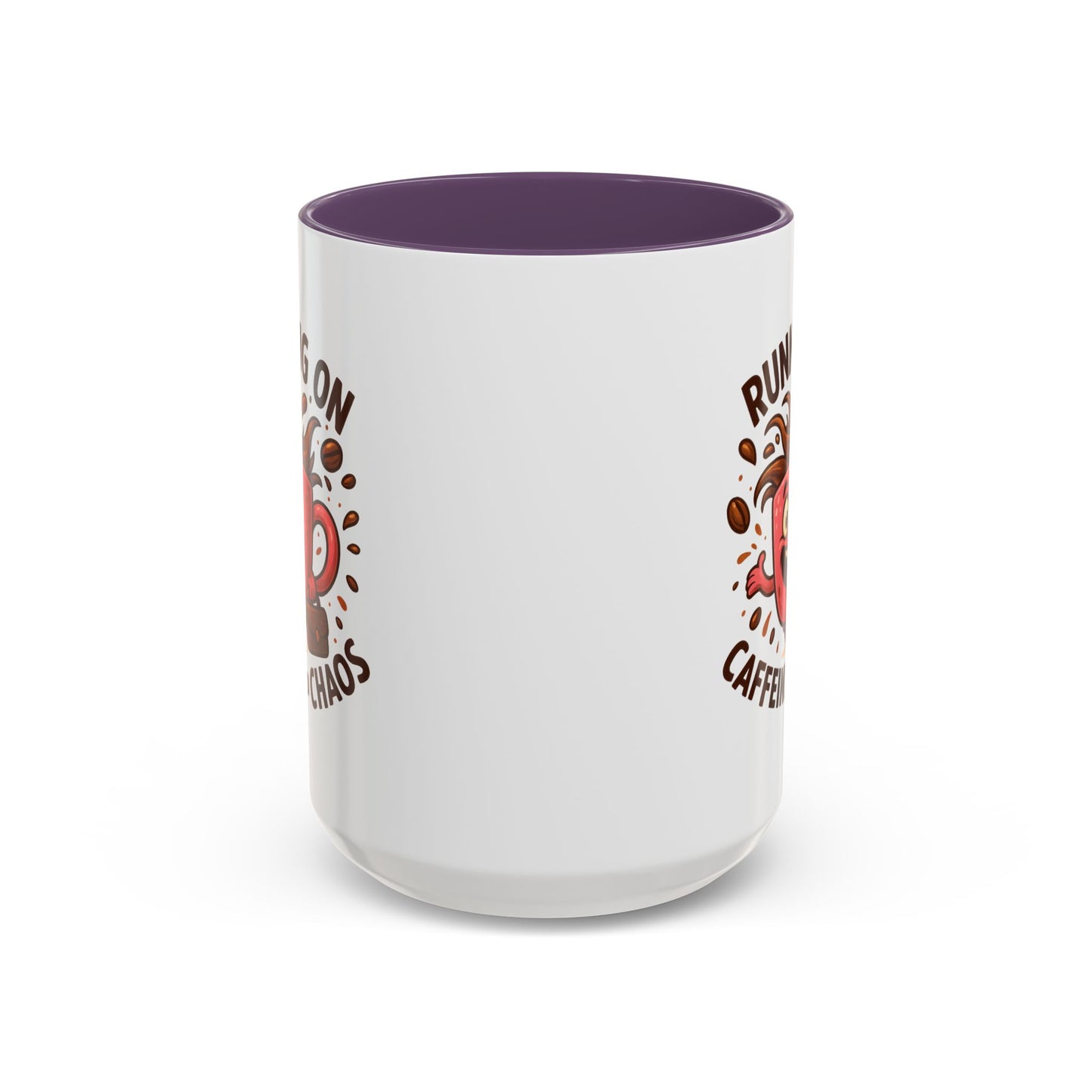 Humor Mug - Running On Caffeine and Chaos