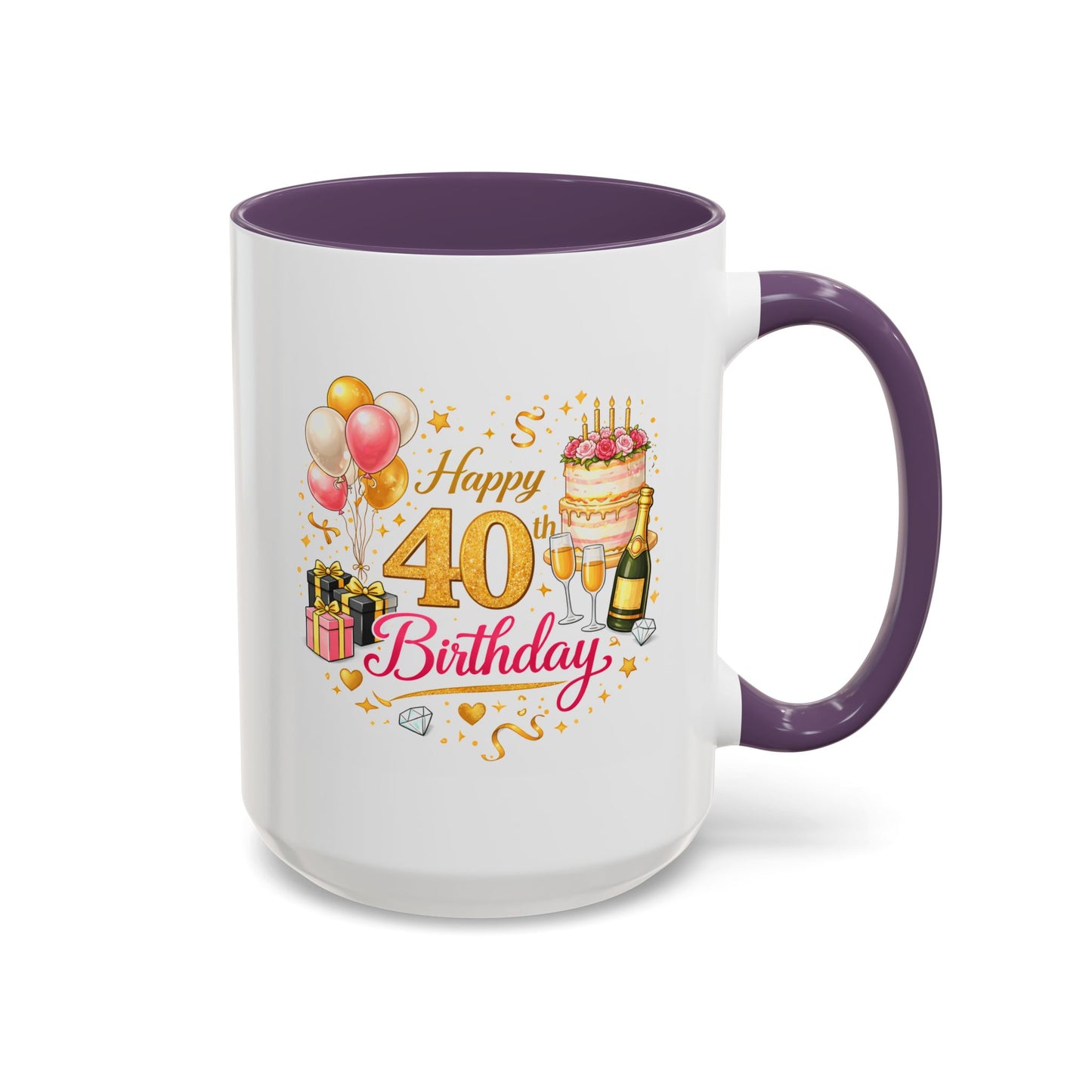 Birthday Mug - Happy 40th