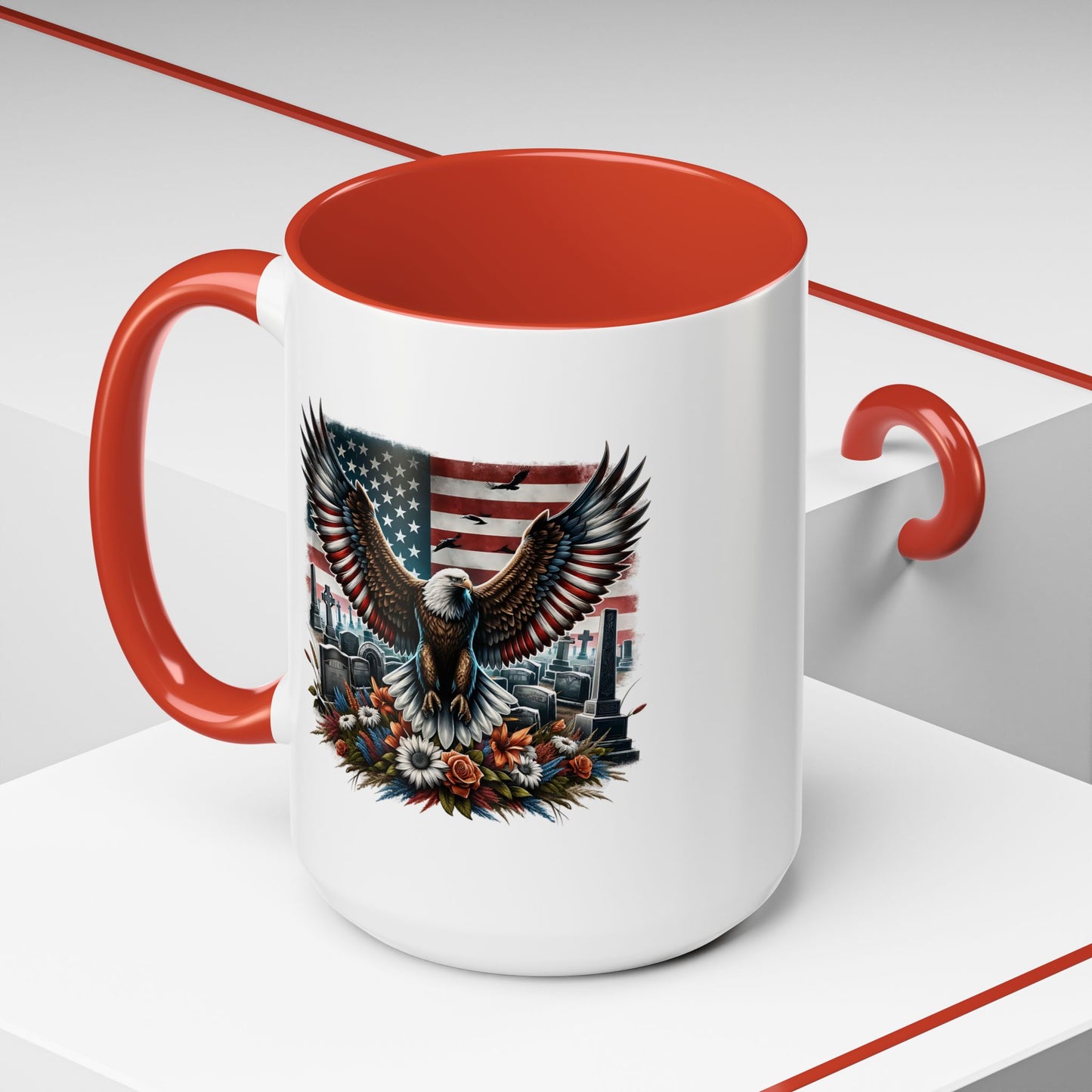 4th of July Mug - American Bald Eagle Memorial