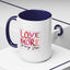 Wellness Mug - Love More Worry Less Frame