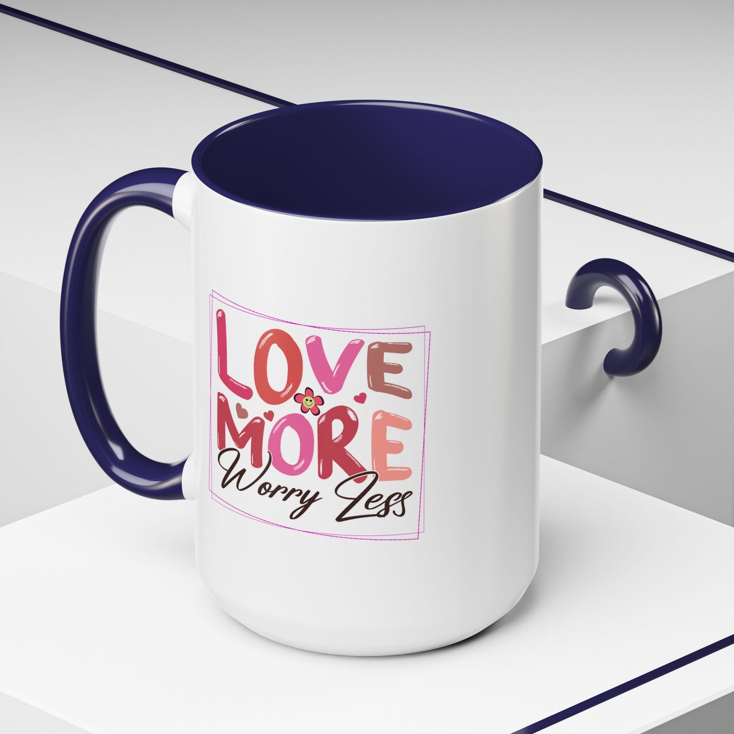Wellness Mug - Love More Worry Less Frame