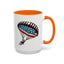 4th of July Mug - Airborne Soldier Parachute Flag