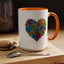 Animal Mug - Dog Paws Heart