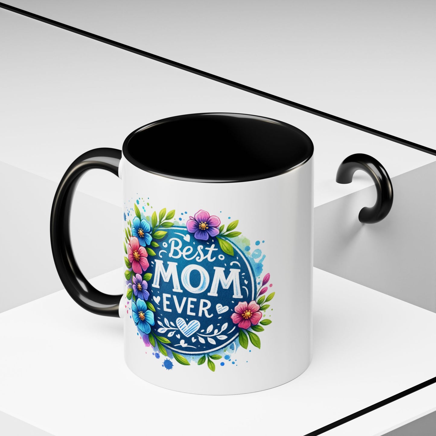 Mother's Day Mug - Best Mom Ever Floral