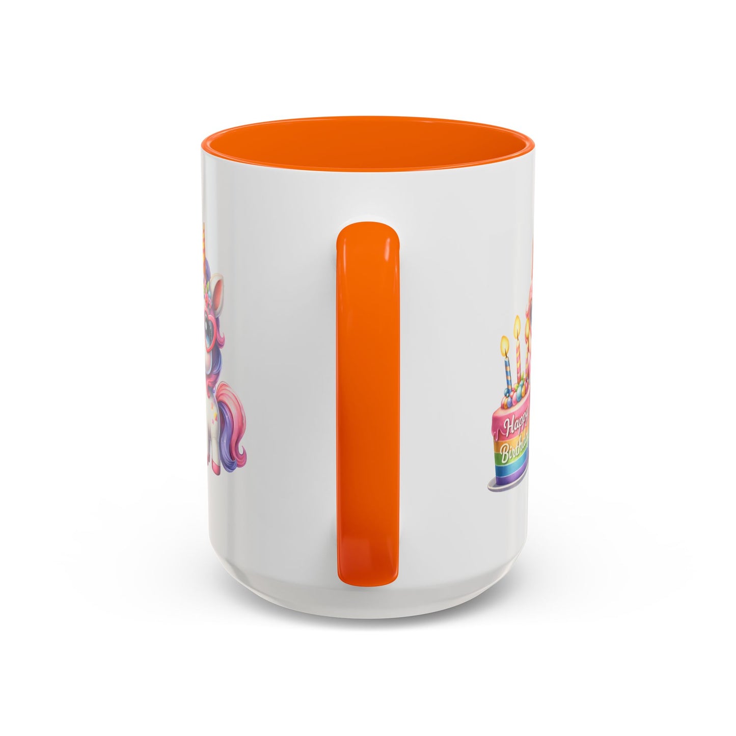 Birthday Mug - Unicorn Candles