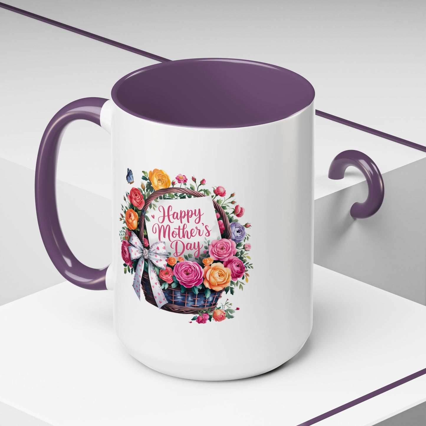 Mother's Day Mug - Happy Mother's Bouquet