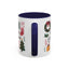Christmas Mug - Merry Christmas Green Text Presents Tree Candy Cane