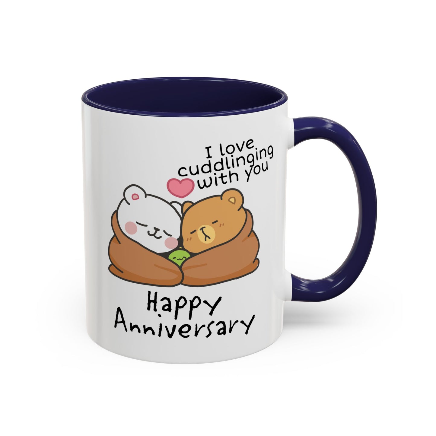 Anniversary Mug - I Love Cuddling With You