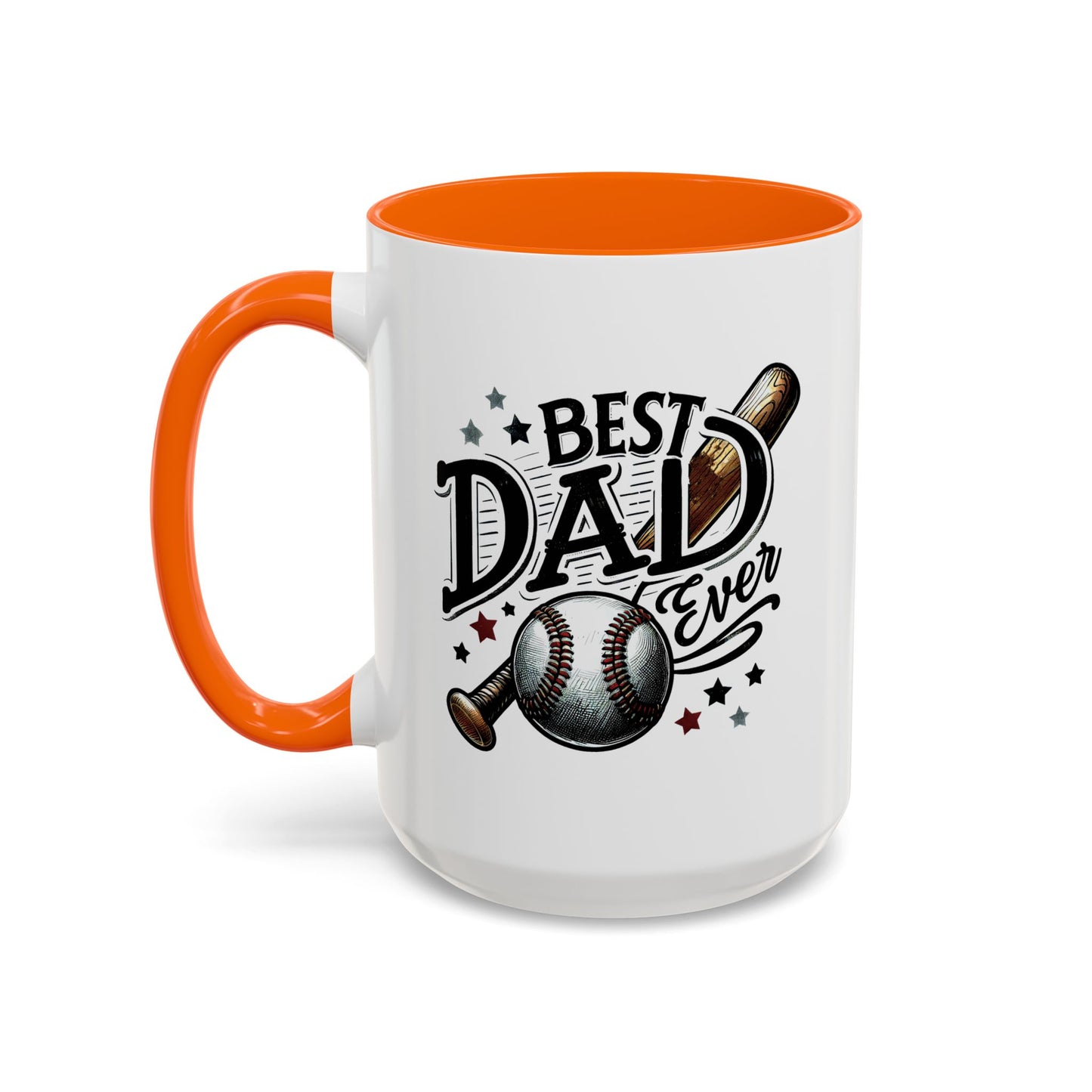 Father's Day Mug - Best Dad Ever Baseball