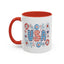 4th of July Mug - USA Preppy Floral