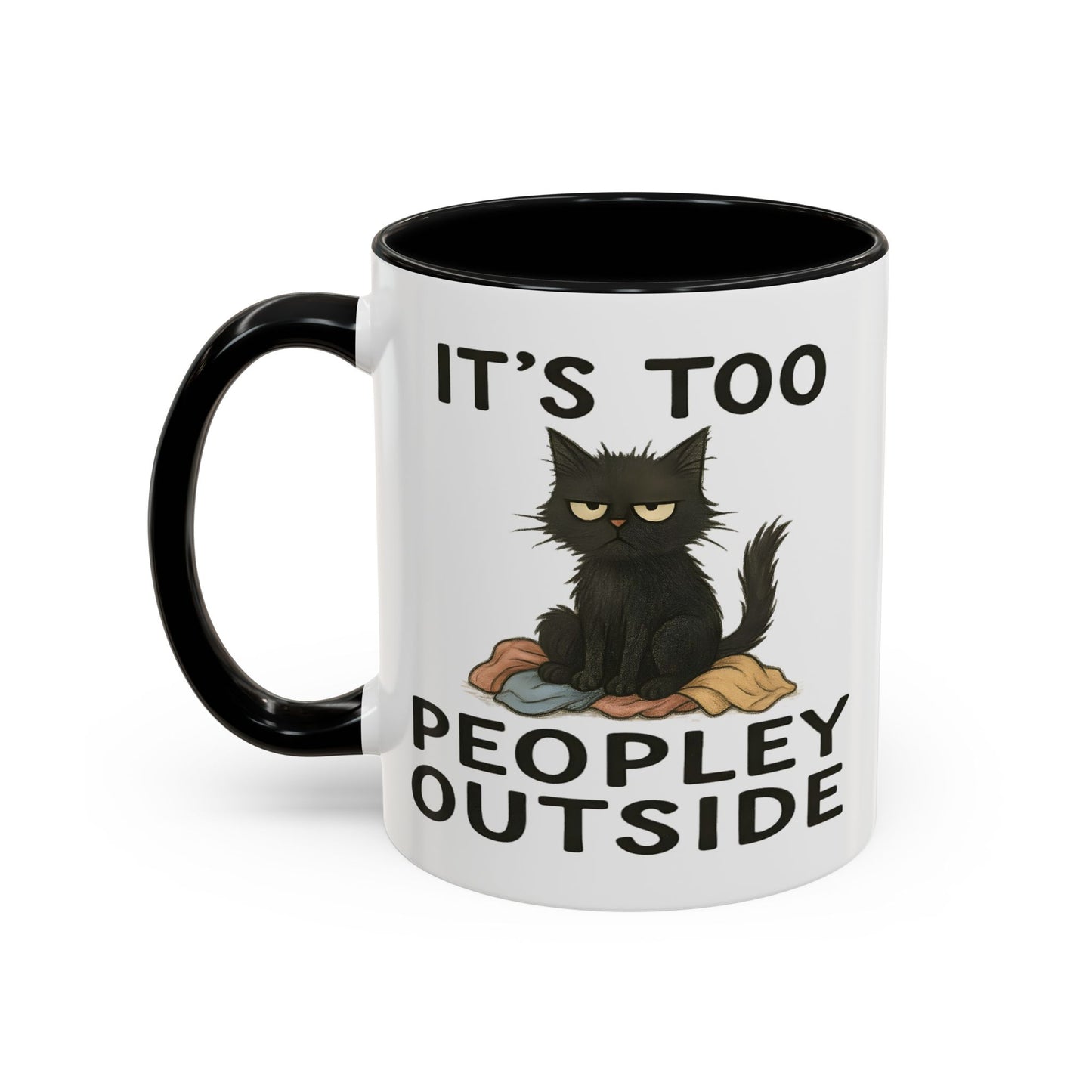 Animal Mug - It's Too Peopley Outside