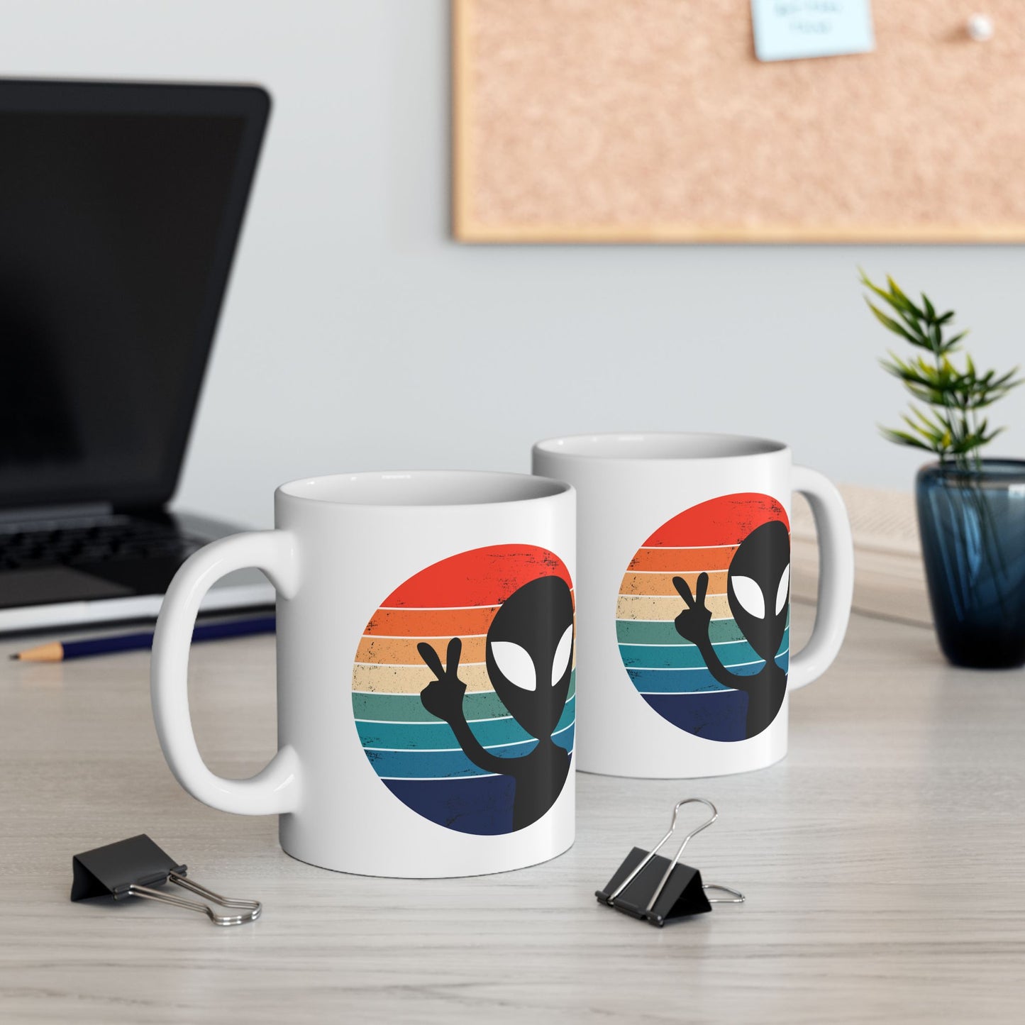 Alien Mug - Peace Alien