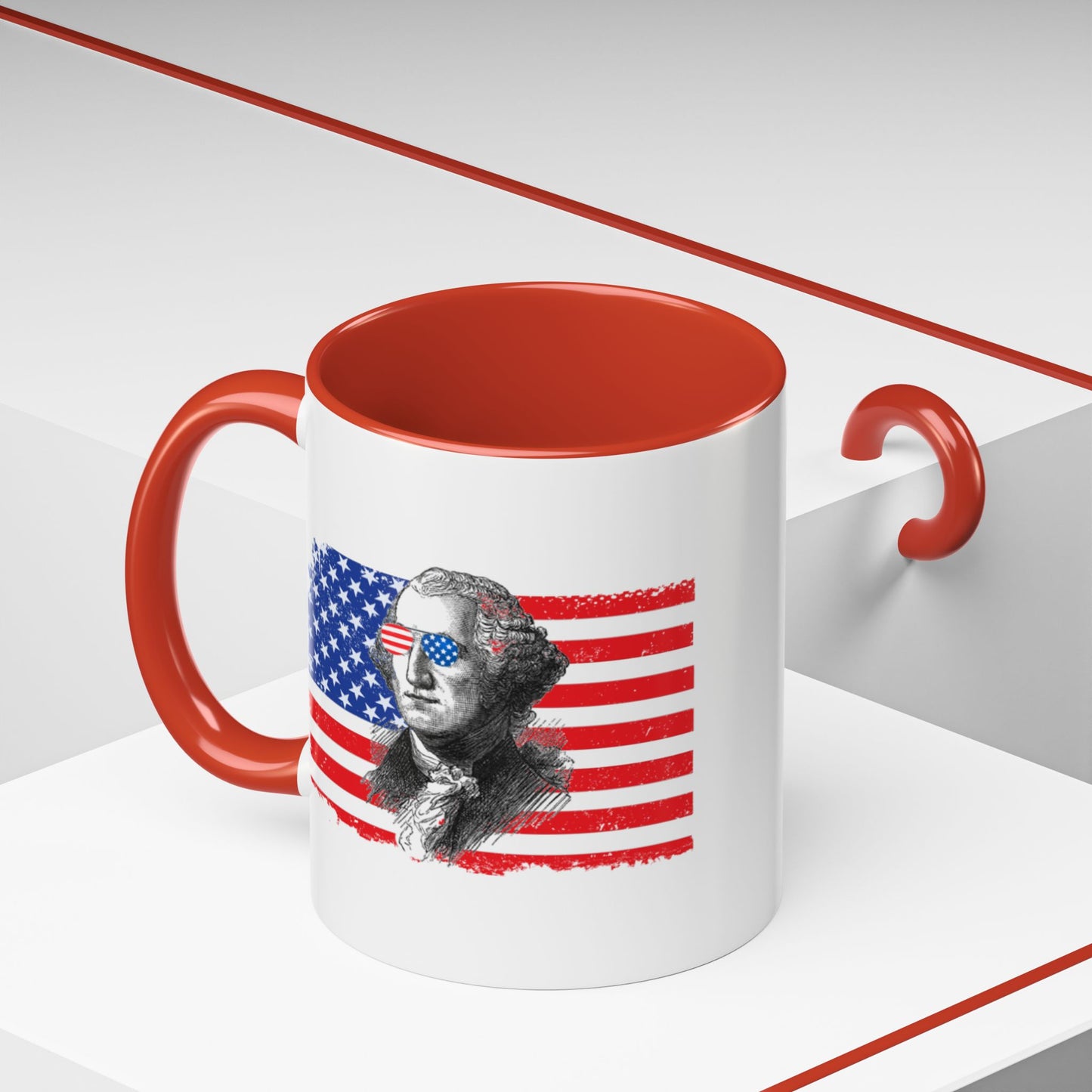 4th of July - Cool George Washington Flag