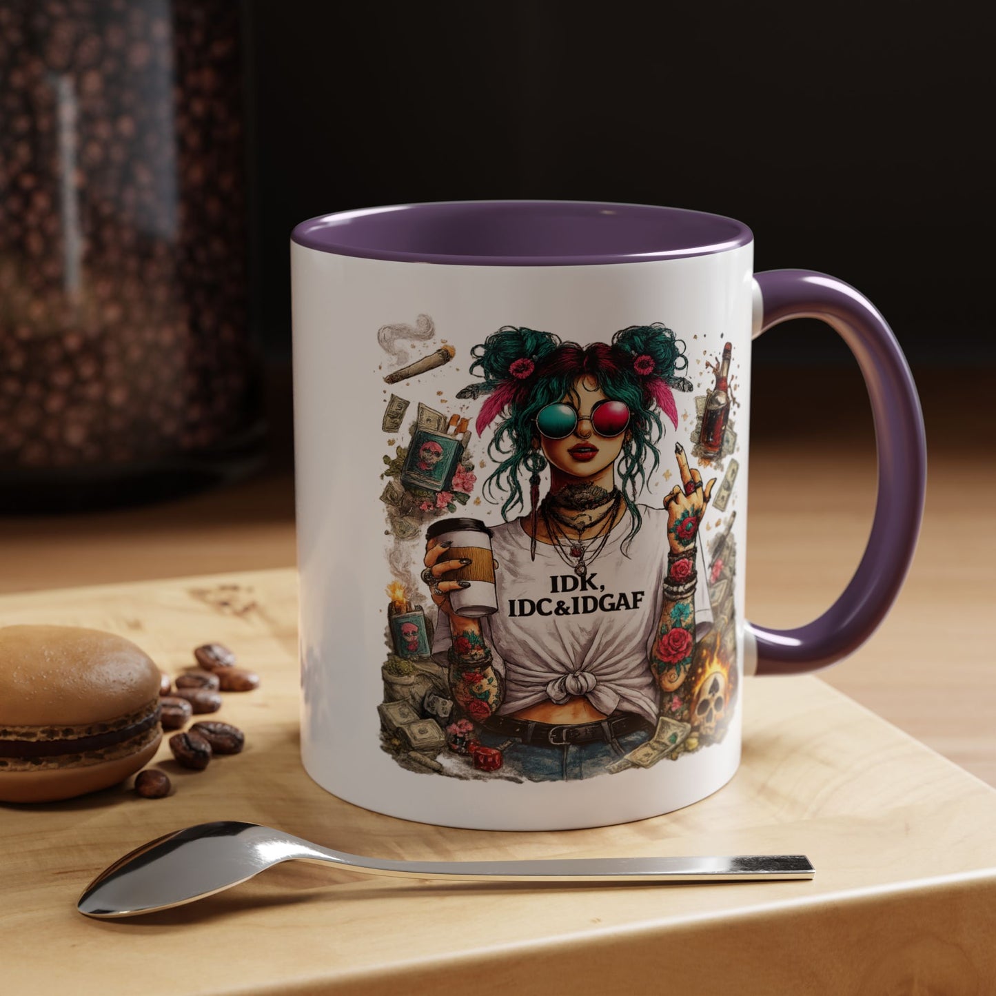 Humor Mug - The IDK IDC & IDGAF