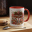 Christmas Mug - Candy Cane Lane White Text Ornaments Candy