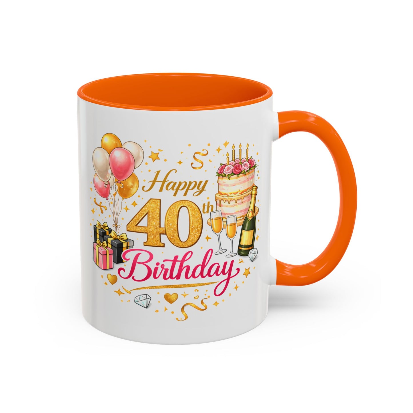 Birthday Mug - Happy 40th