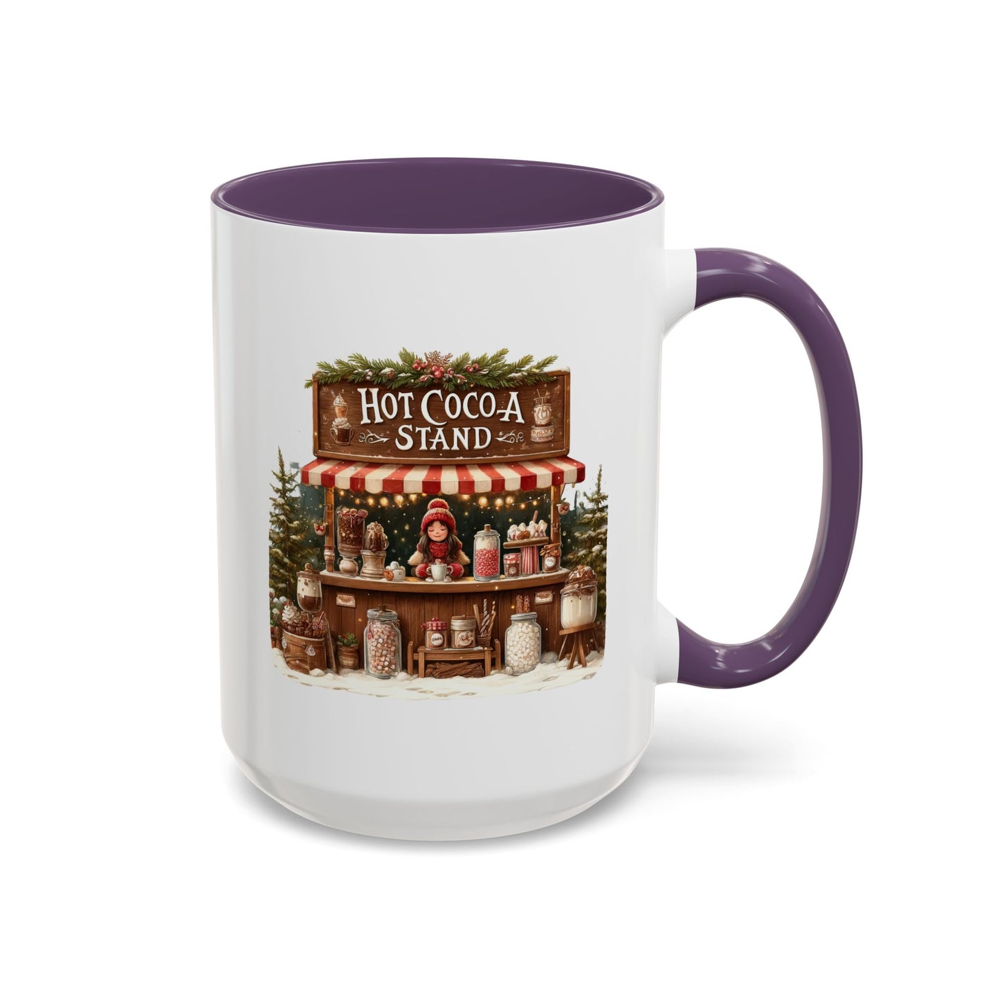 Christmas Mug - Hot Cocoa Stand White Text