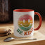 Motivation Mug - Retro Smiley Face Be Kind