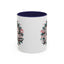 Christmas Mug - Merry Christmas White & Red Embossed Text