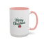 Christmas Mug - Merry Christmas Green Text