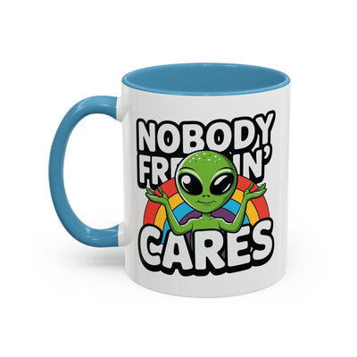 Alien Mug - Nobody Freakin Cares