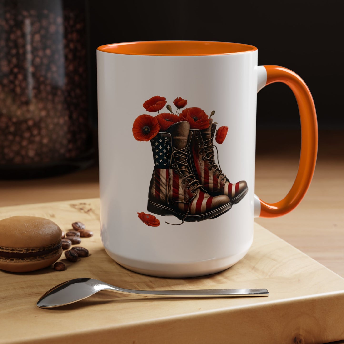 4th of July Mug - Fallen Soldier Boots
