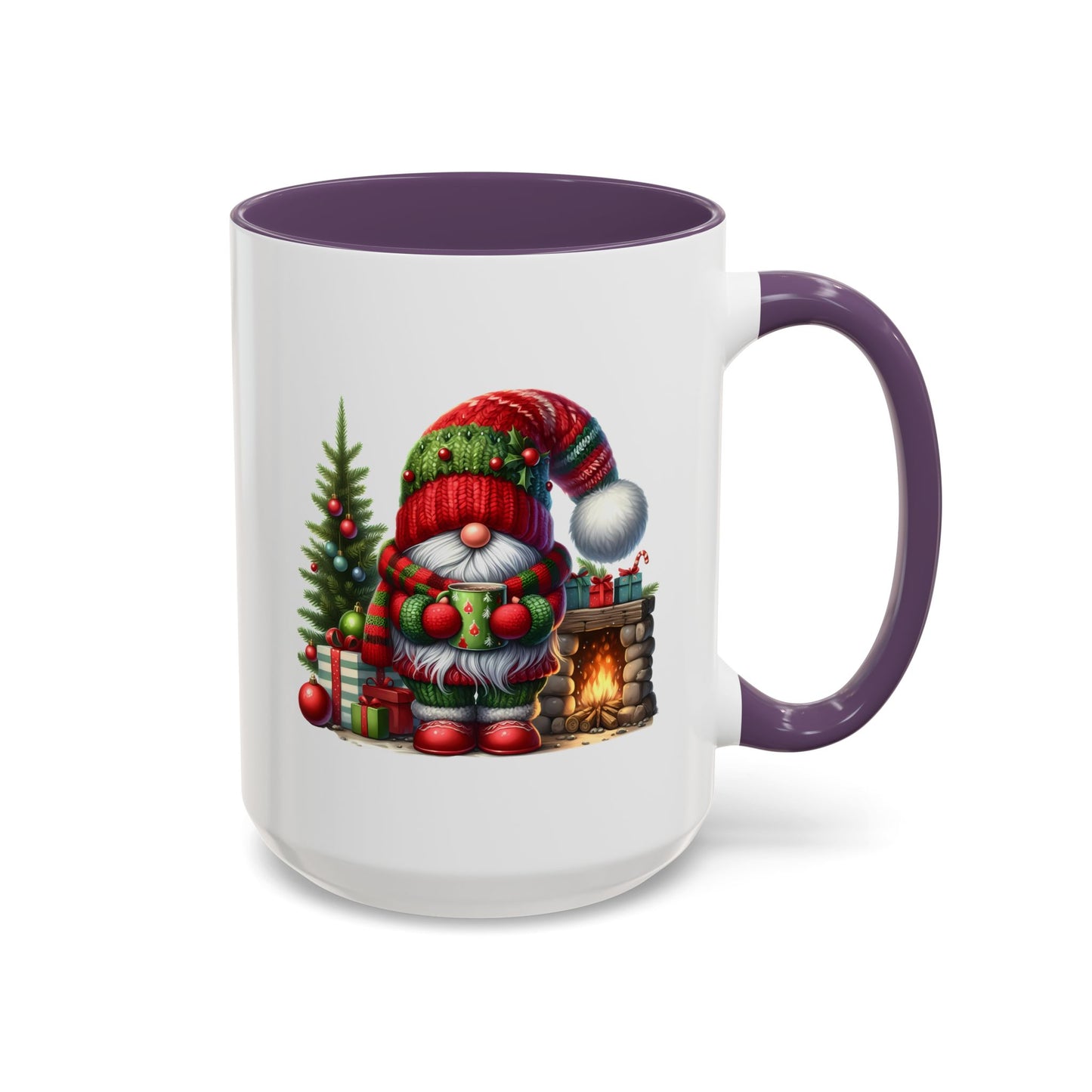 Christmas Mug - Gnome Fireplace