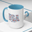 4th of July Mug - USA EST 1776 Floral