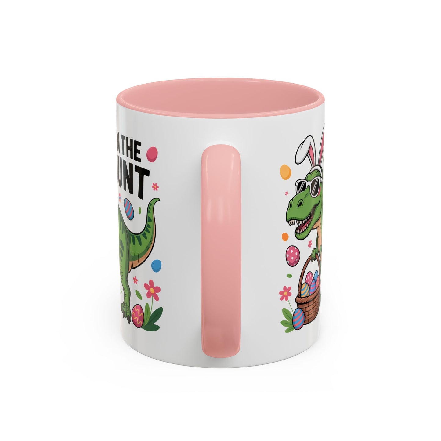 Easter Mug - On The Hunt Dinosaur