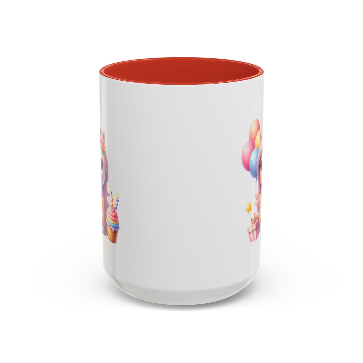 Birthday Mug - Girl Unicorn Happy Birthday Sign 2