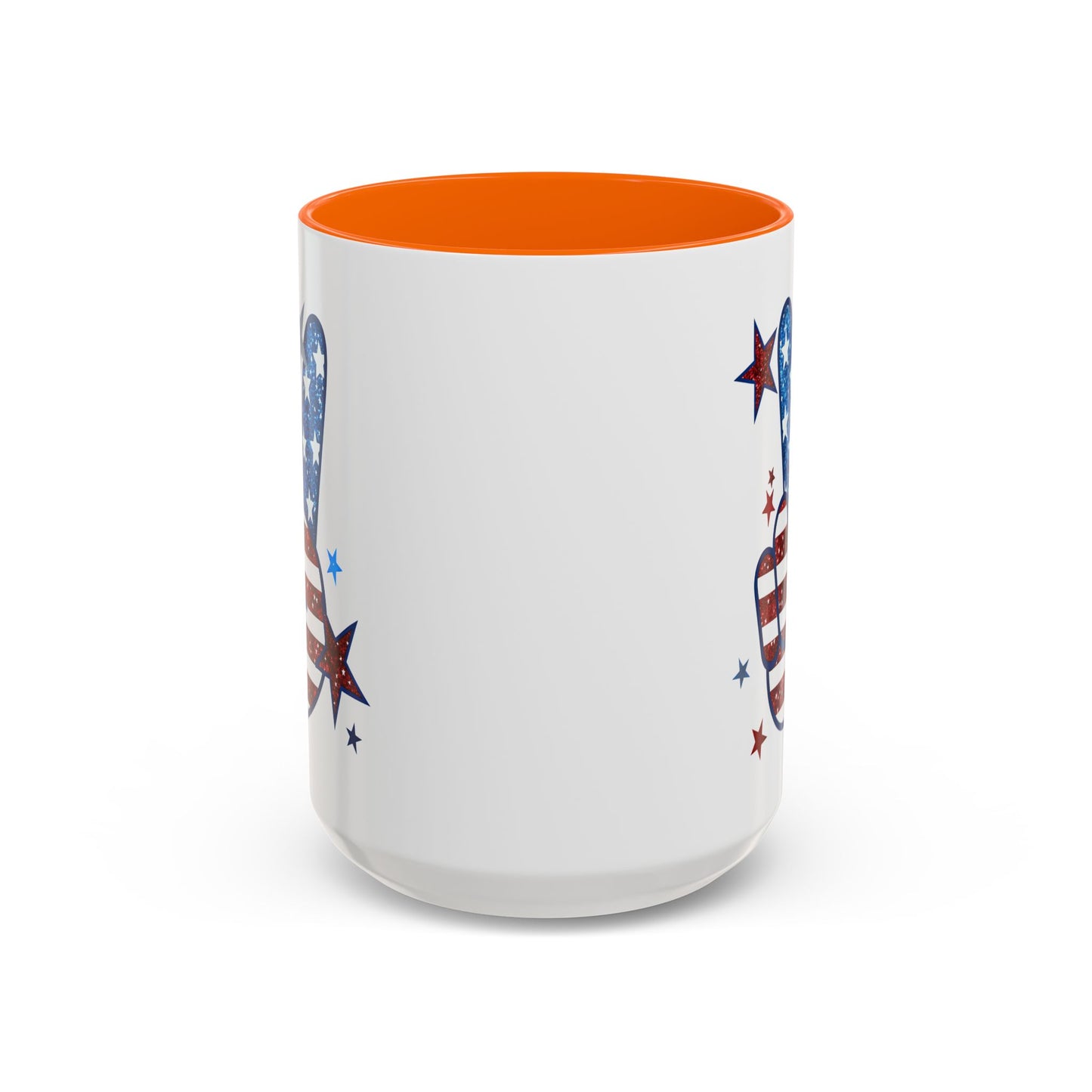4th of July Mug - America Peace Sign