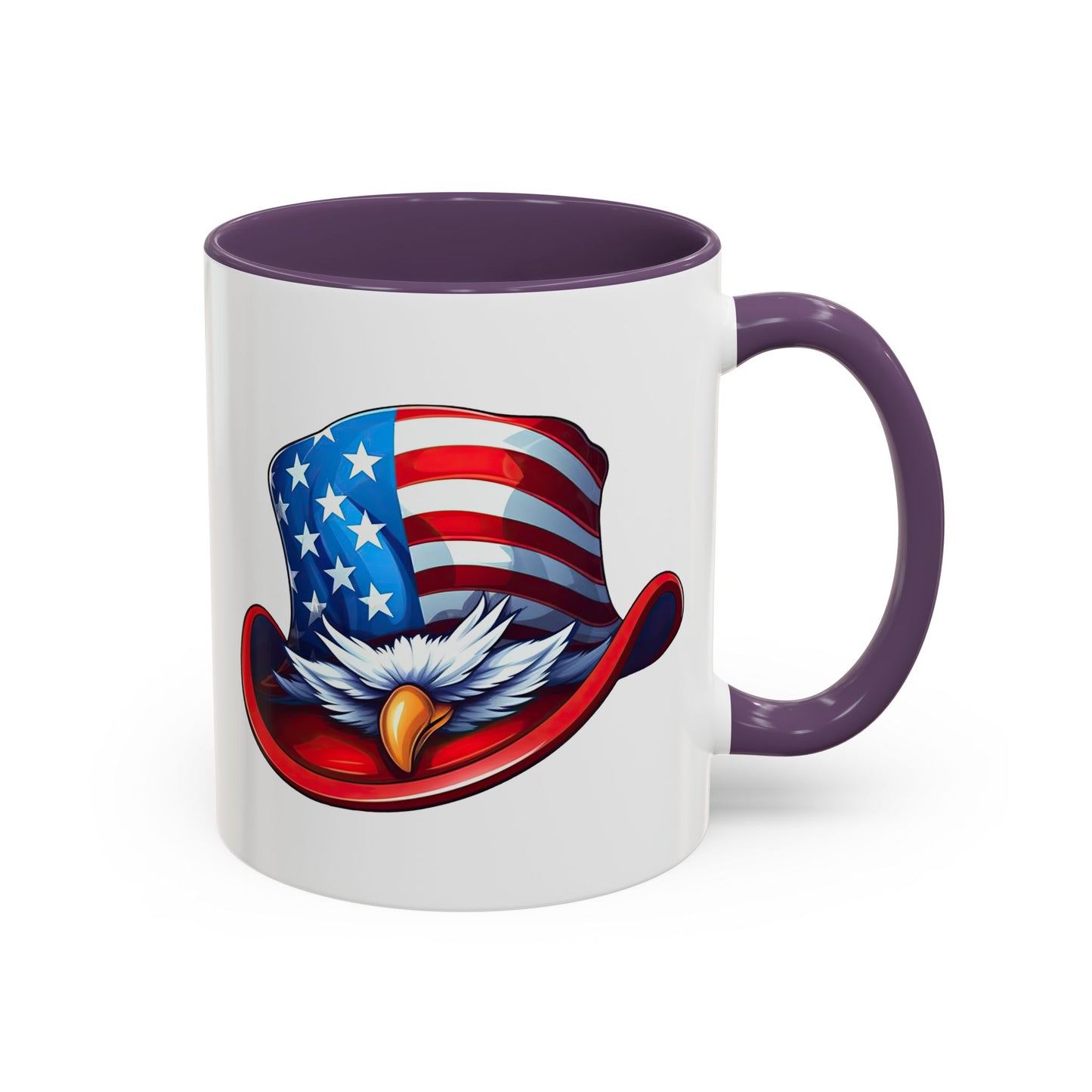 4th of July Mug - Bald Eagle American Hat