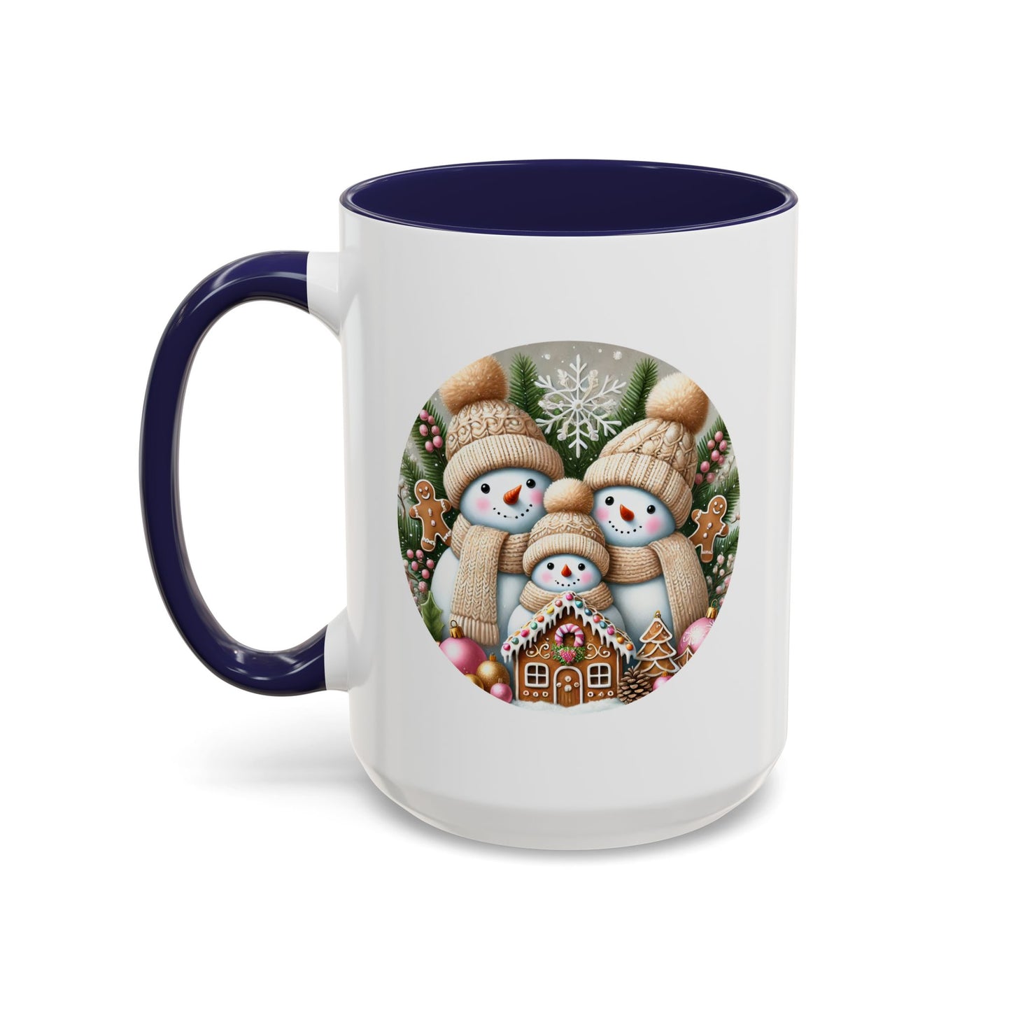 Christmas Mug - Gingerbread Snowman Family