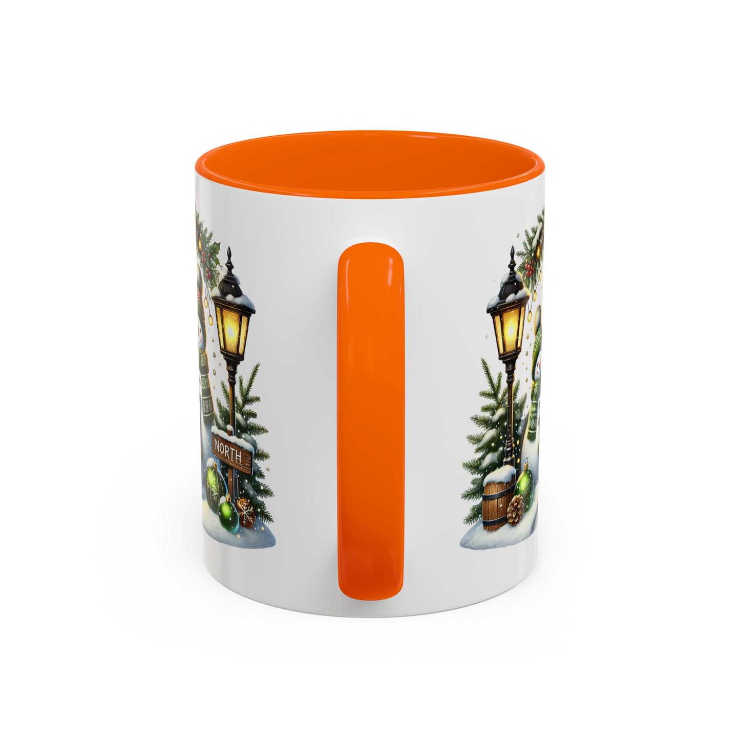 Christmas Mug - Green Snowman Family