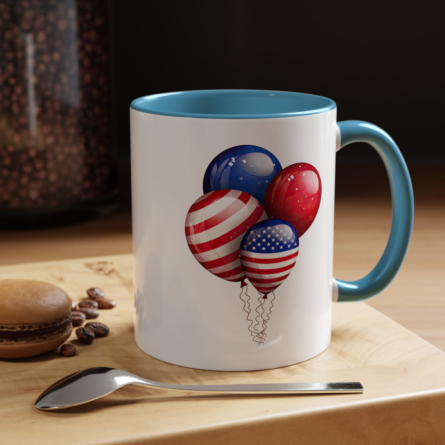 4th of July Mug - American Balloons