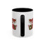 Christmas Mug - Merry Christmas Red & Green Text Hats Candy Canes