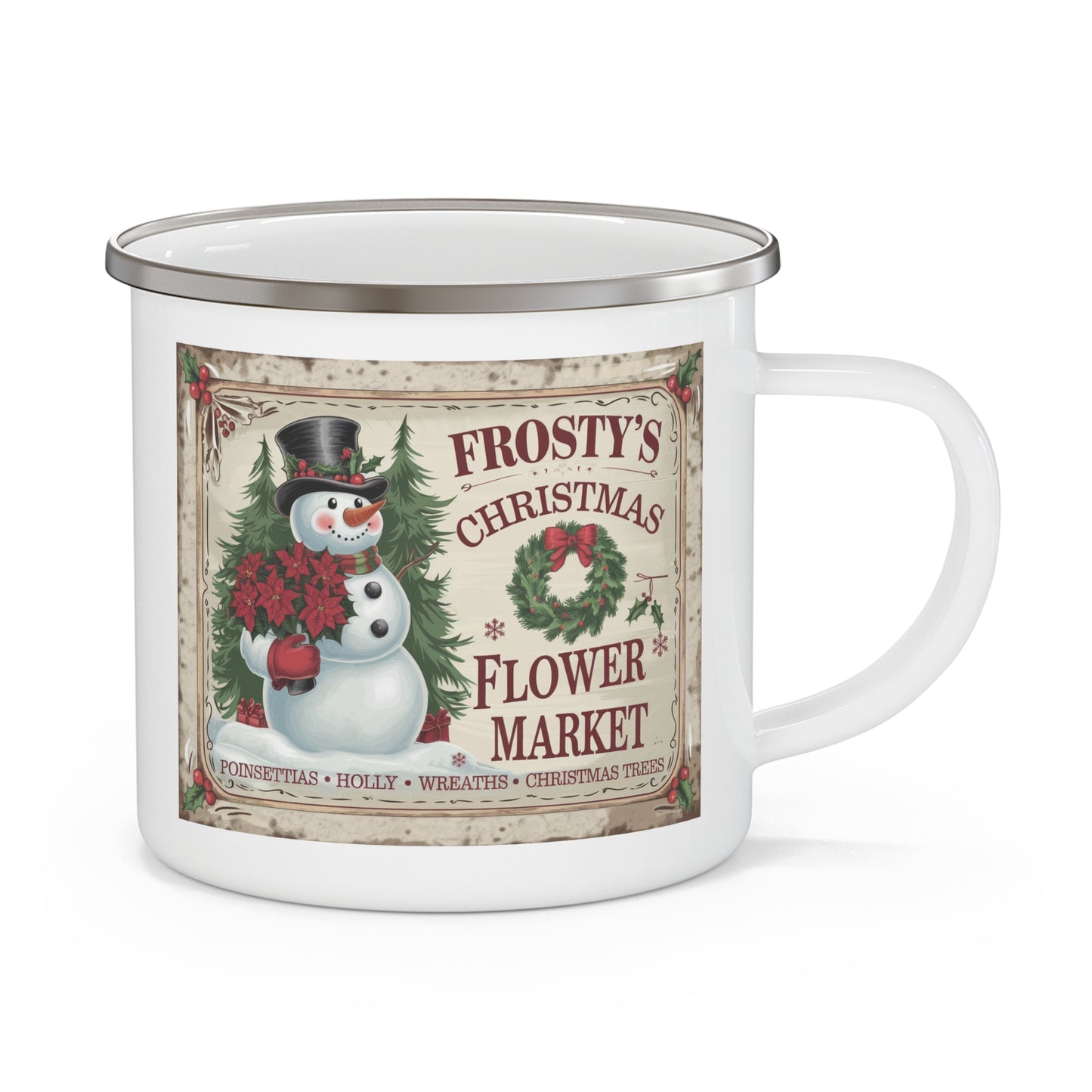 Christmas Mug - Frosty's Christmas Flower Market