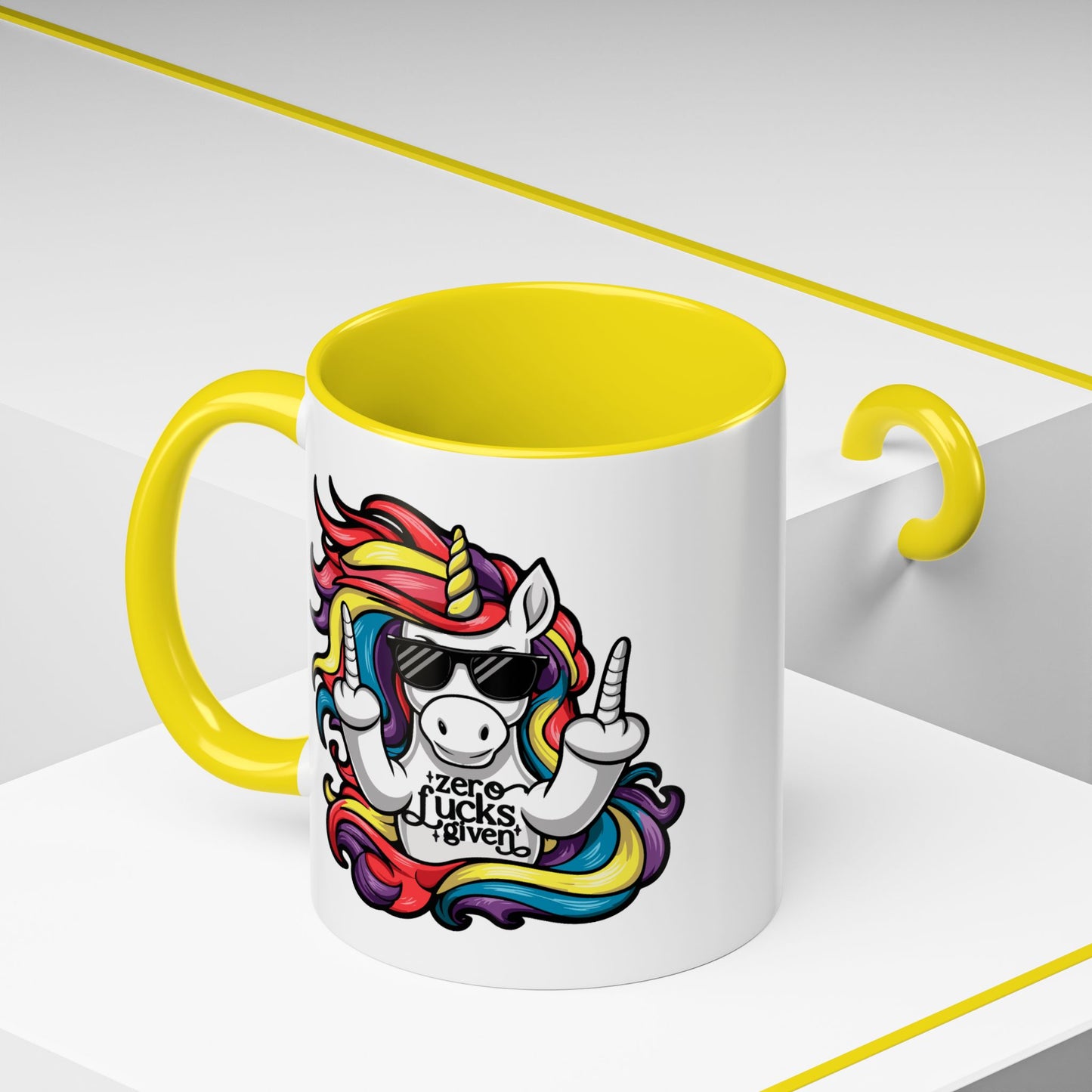 Adult Mug - Zero Fucks Given Unicorn